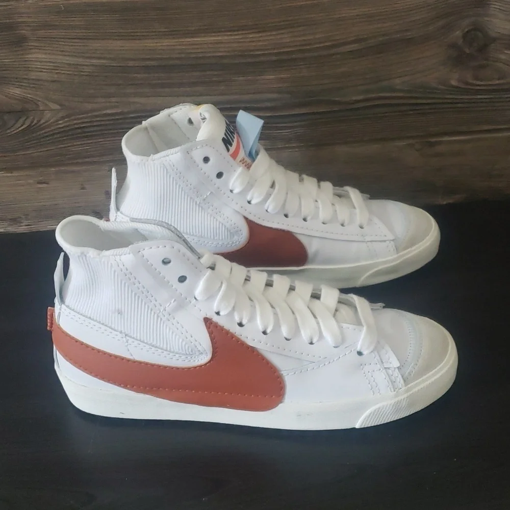 New Nike Blazer Mid Jumbo Sneakers Unisex White Casual Streetwear Shoes Classic